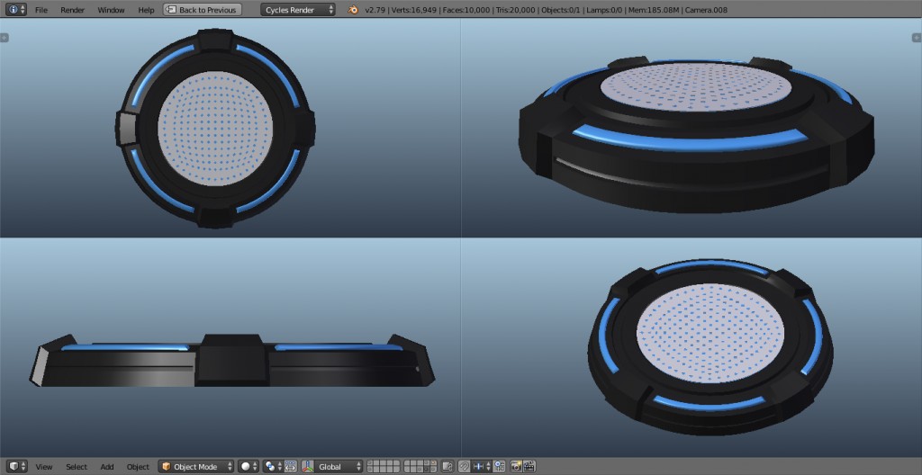 Scifi pedestal turntable preview image 4